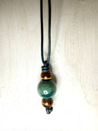 The Droplet Necklace Minimal Stone Necklace