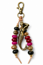 The SIREN SONG Bag Charm Keychain - Coastal Inspired MERMAID
