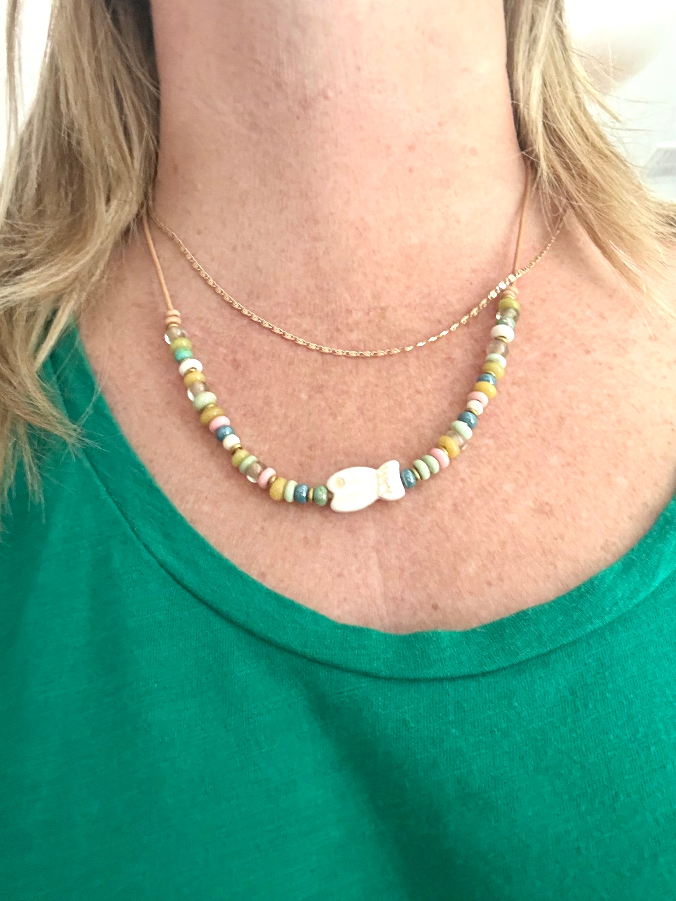 Coastal Fish Necklace