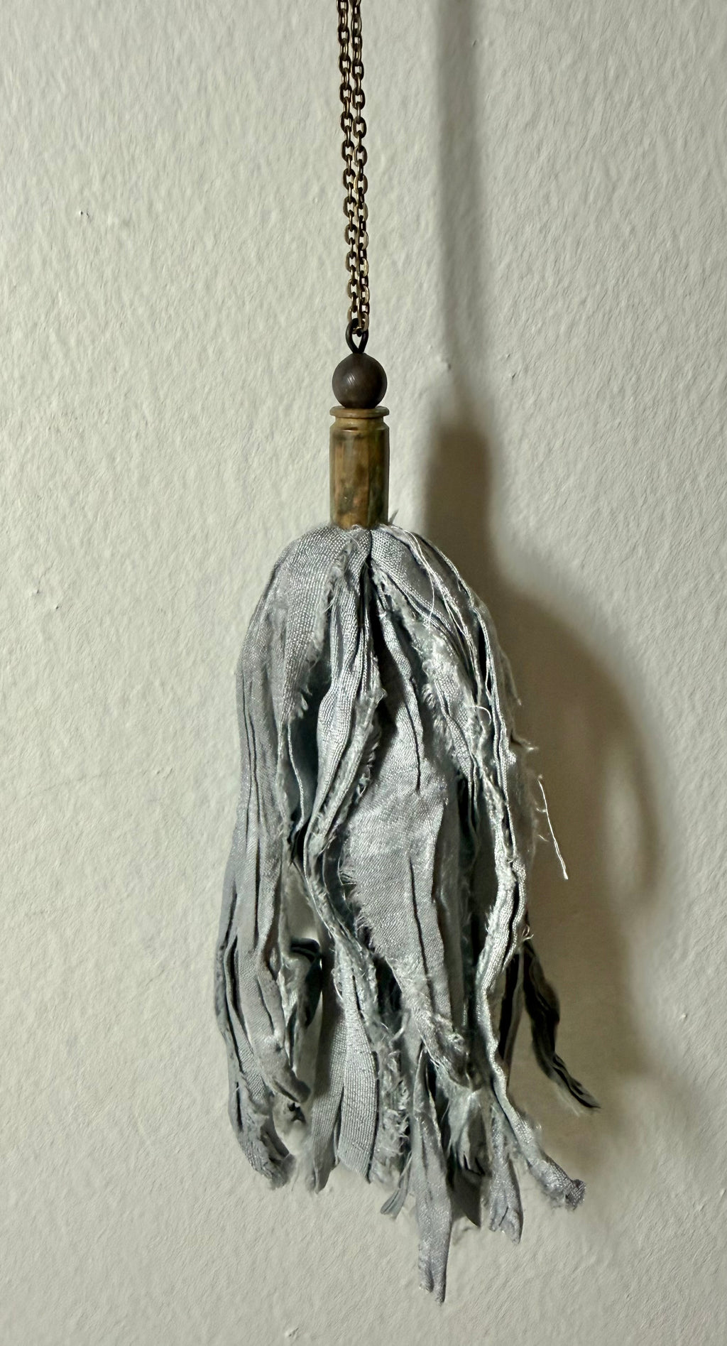 The Souvenir a Sari Silk necklace bag charm