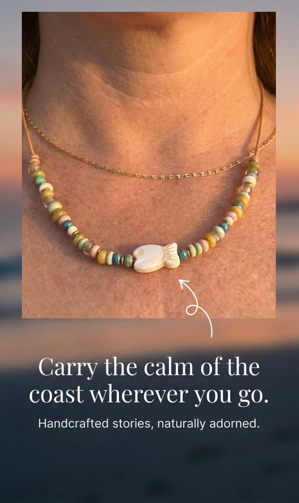 Coastal Fish Necklace