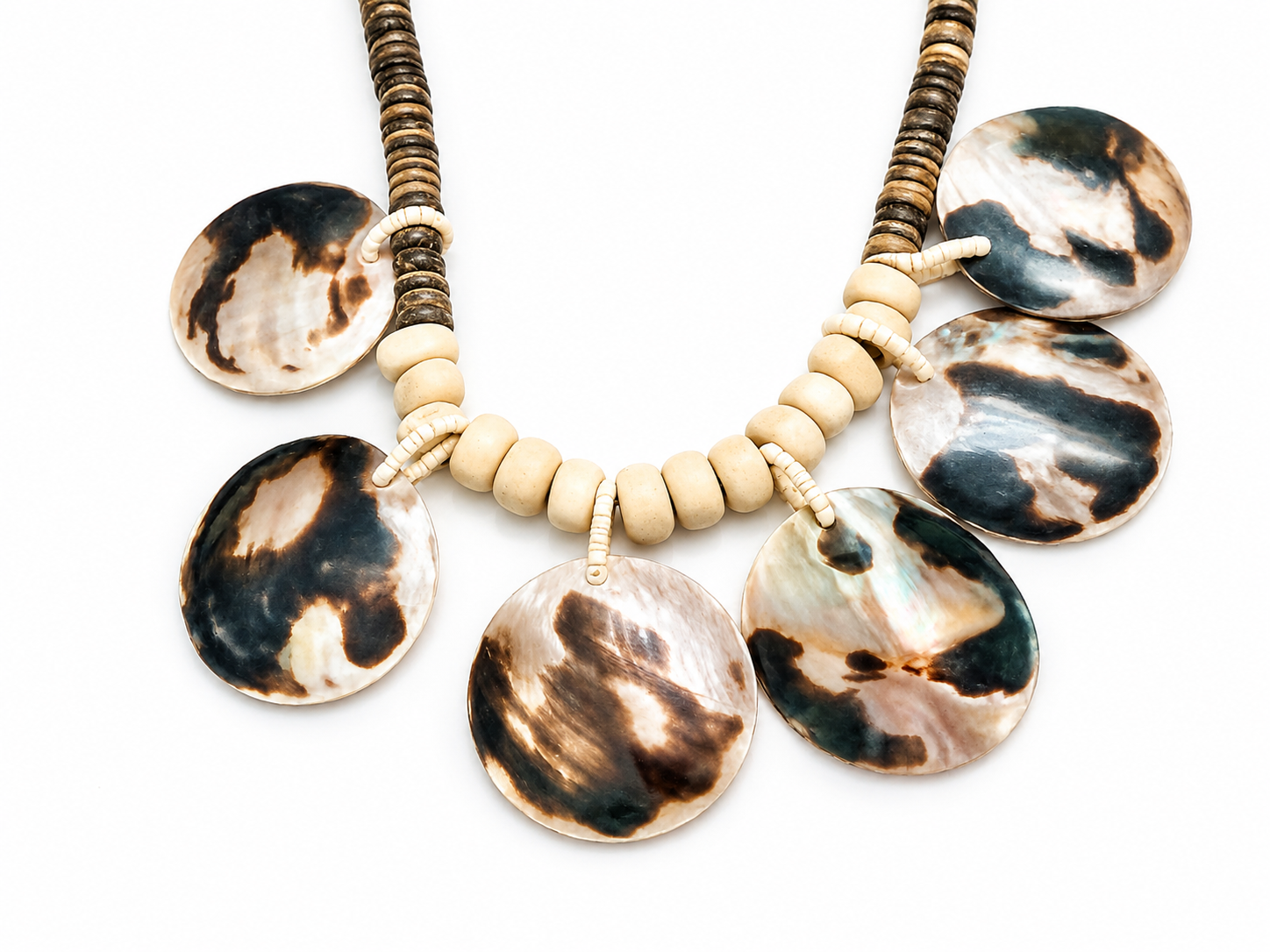 vintage Abalone Shell Necklace