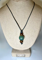 The Droplet Necklace Minimal Stone Necklace