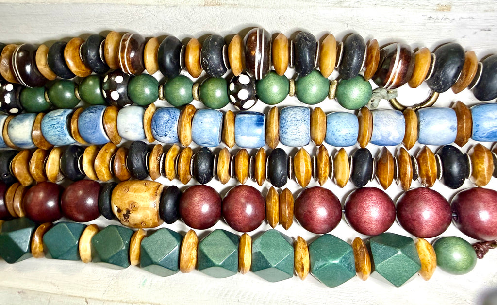 THE XL Beaded Strap purse necklace bag accessory