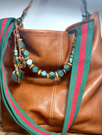 THE XL Beaded Strap purse necklace bag accessory