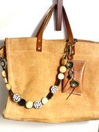 THE XL Beaded Strap purse necklace bag accessory