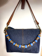THE MEDIUM BEADED STRAP bag strap purse necklace