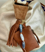 The Tidal Current handcrafted bag charm keychain