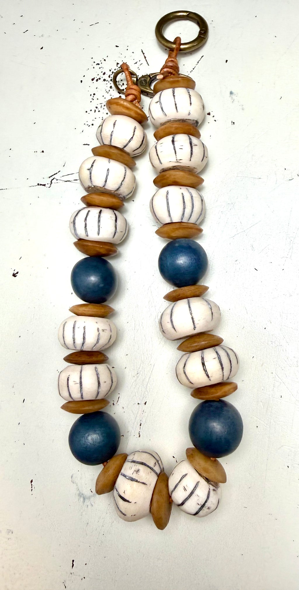 THE XL Beaded Strap purse necklace bag accessory
