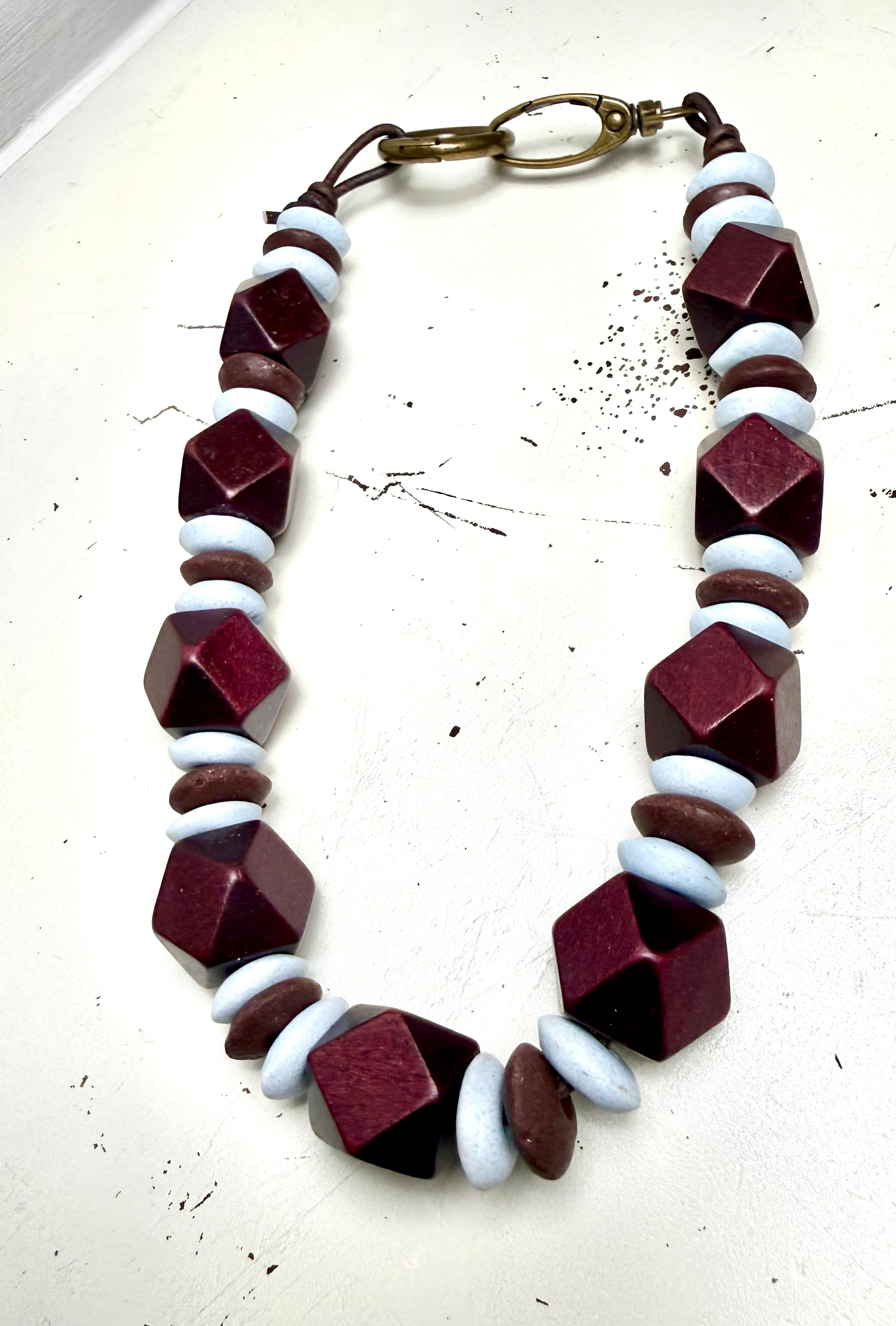 THE MEDIUM BEADED STRAP bag strap purse necklace