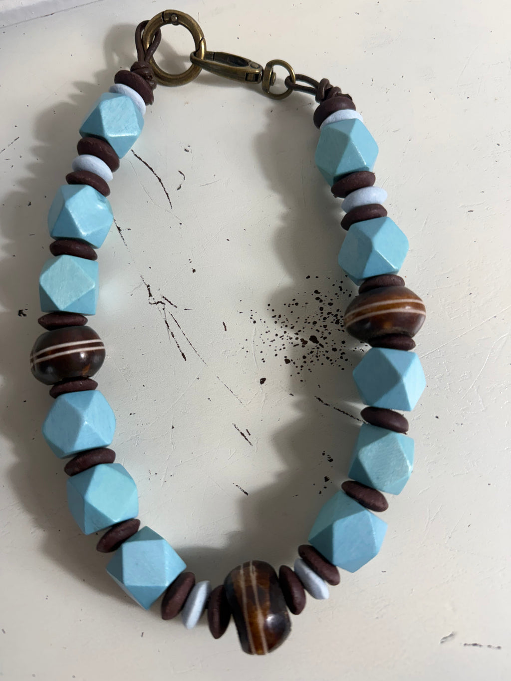 THE MEDIUM BEADED STRAP bag strap purse necklace