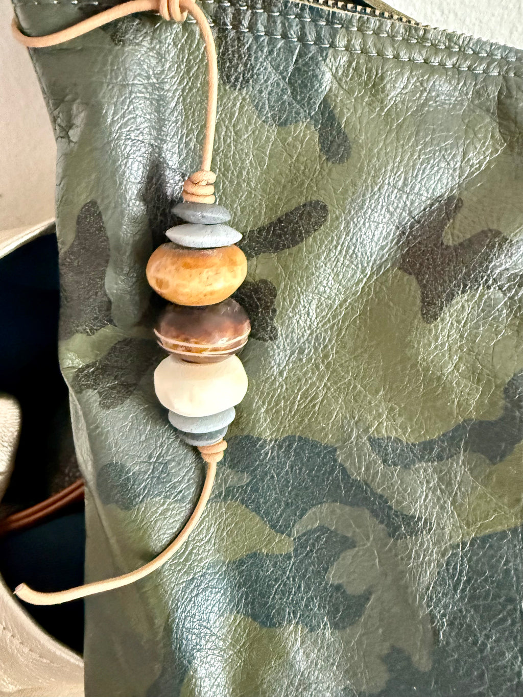 The Harbor Buoy handcrafted bag charm keychain