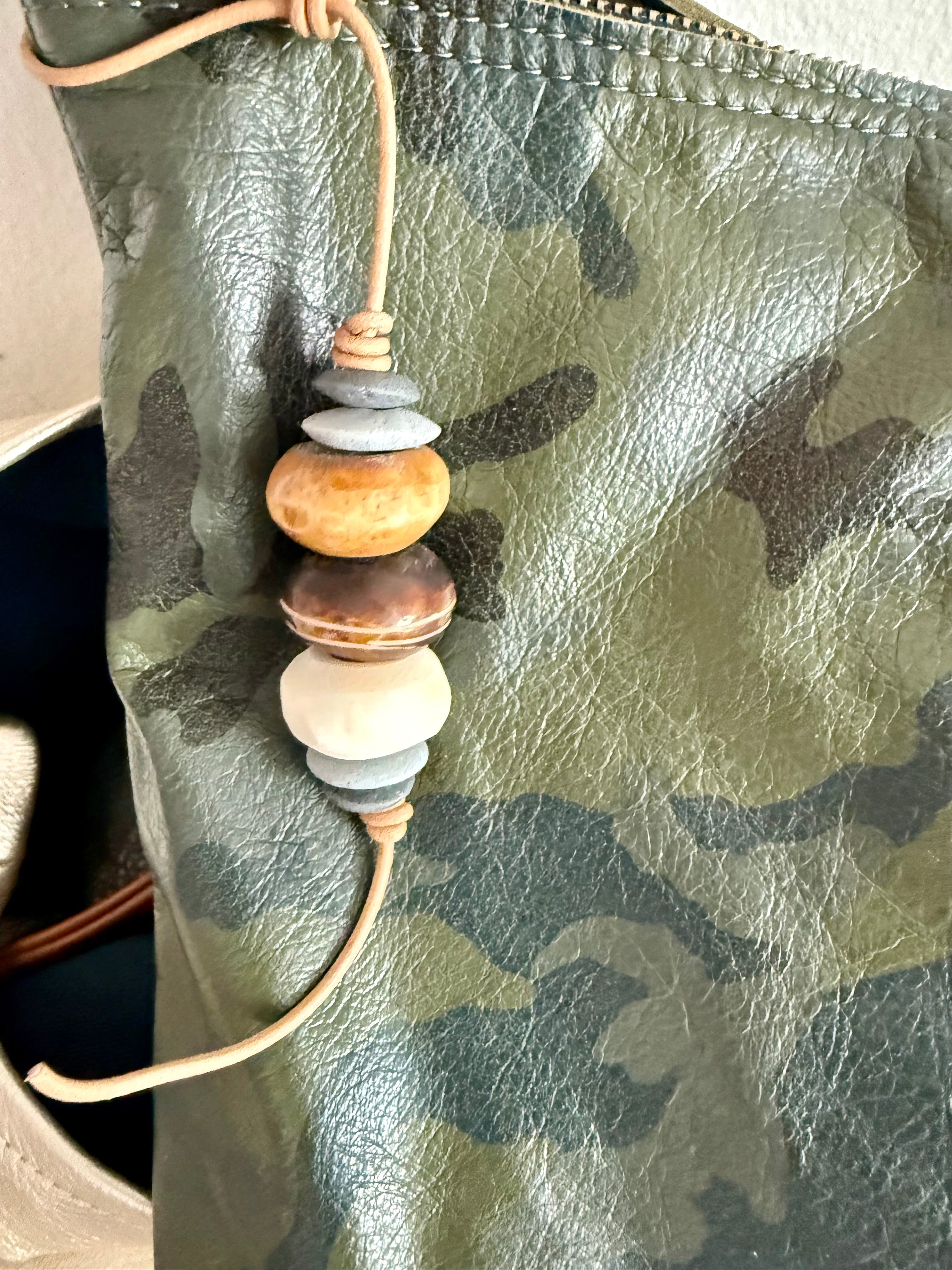 The Harbor Buoy handcrafted bag charm keychain
