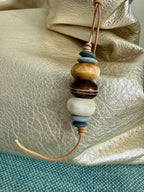 The Harbor Buoy handcrafted bag charm keychain