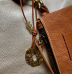 The Gilded Mooring handcrafted bag charm keychain
