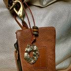 The Gilded Mooring handcrafted bag charm keychain
