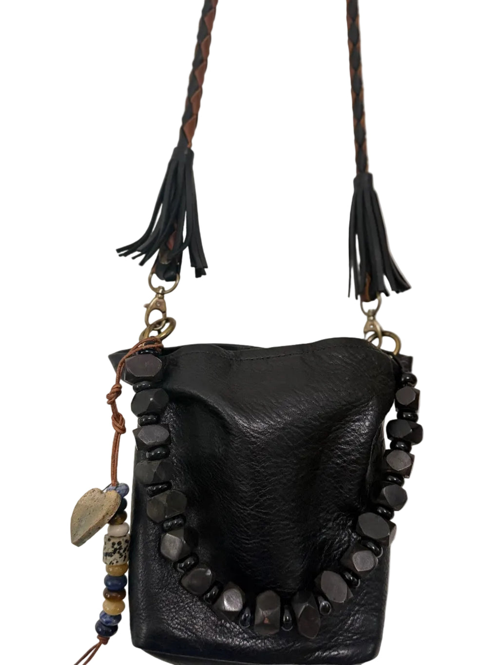 The Sojourner | Beaded Purse Necklace bag strap
