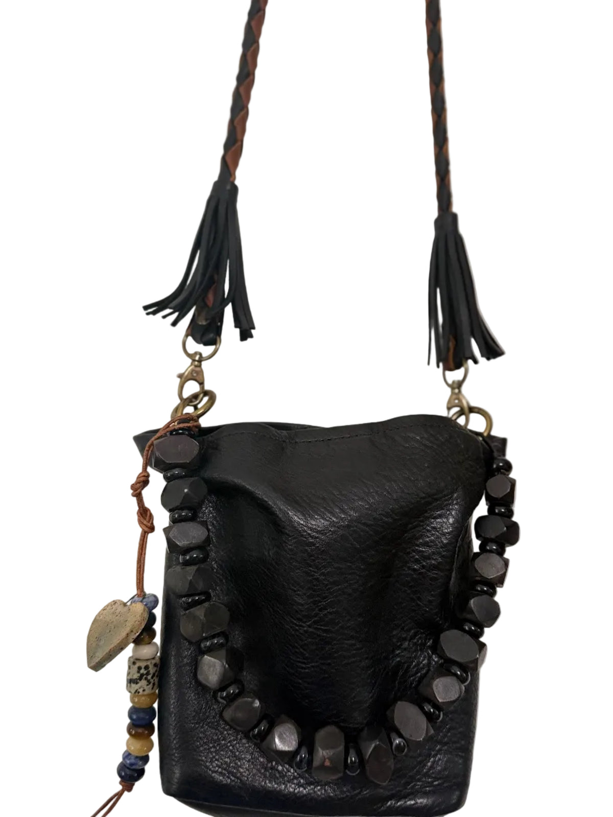 The Sojourner | Beaded Purse Necklace bag strap