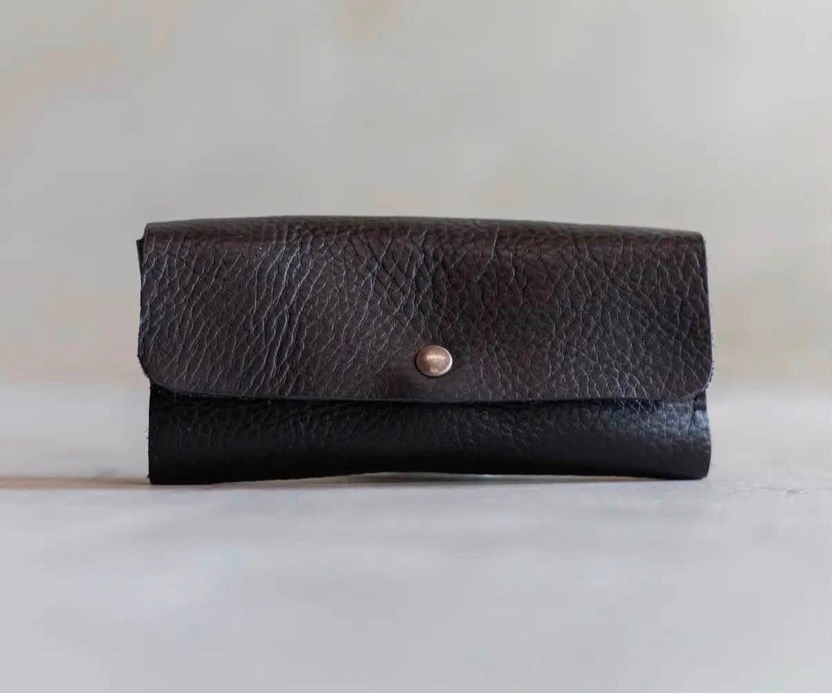 Sunnies Glasses Case Cowhide Hair Leather Accessory