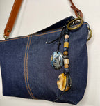 The Gatherer | Double Cabochon Bag Charm purse charm