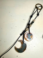 The Gatherer | Double Cabochon Bag Charm purse charm