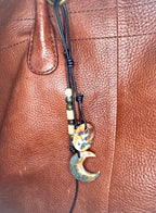 The Gatherer | Double Cabochon Bag Charm purse charm