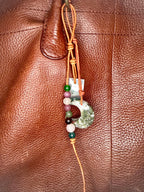 The Gatherer | Double Cabochon Bag Charm purse charm