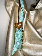 The Wanderer Gemstone & Bandana Bag Charm