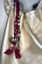 The Wanderer Gemstone & Bandana Bag Charm