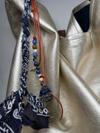 The Wanderer Gemstone & Bandana Bag Charm