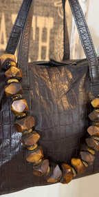 The Sojourner | Beaded Purse Necklace bag strap