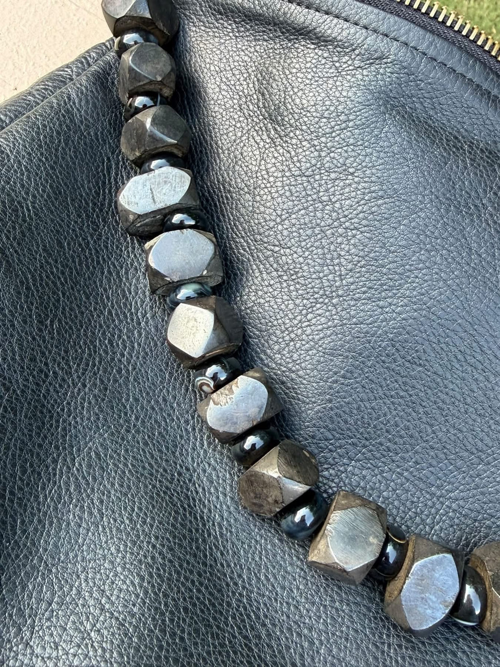 The Sojourner | Beaded Purse Necklace bag strap