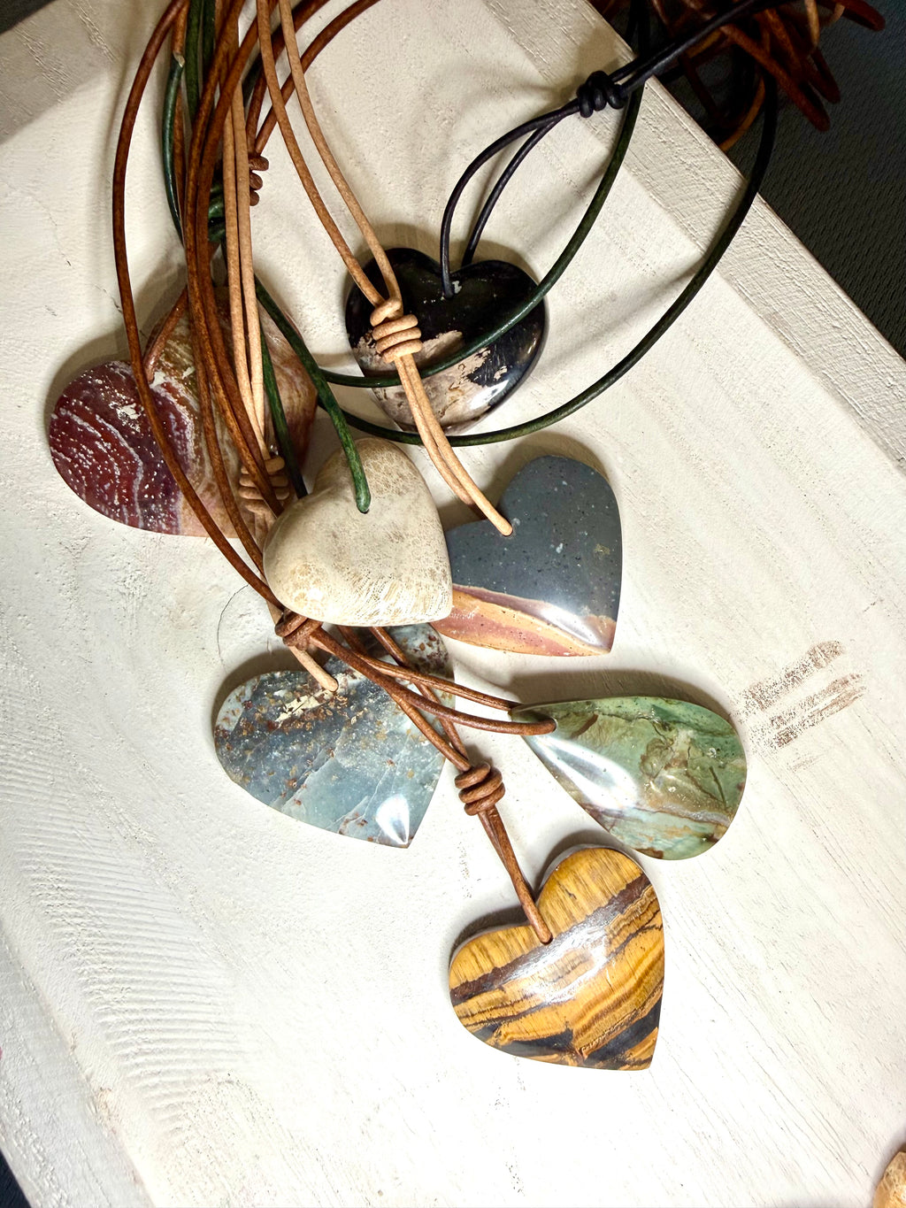 mixed stone cabochon
