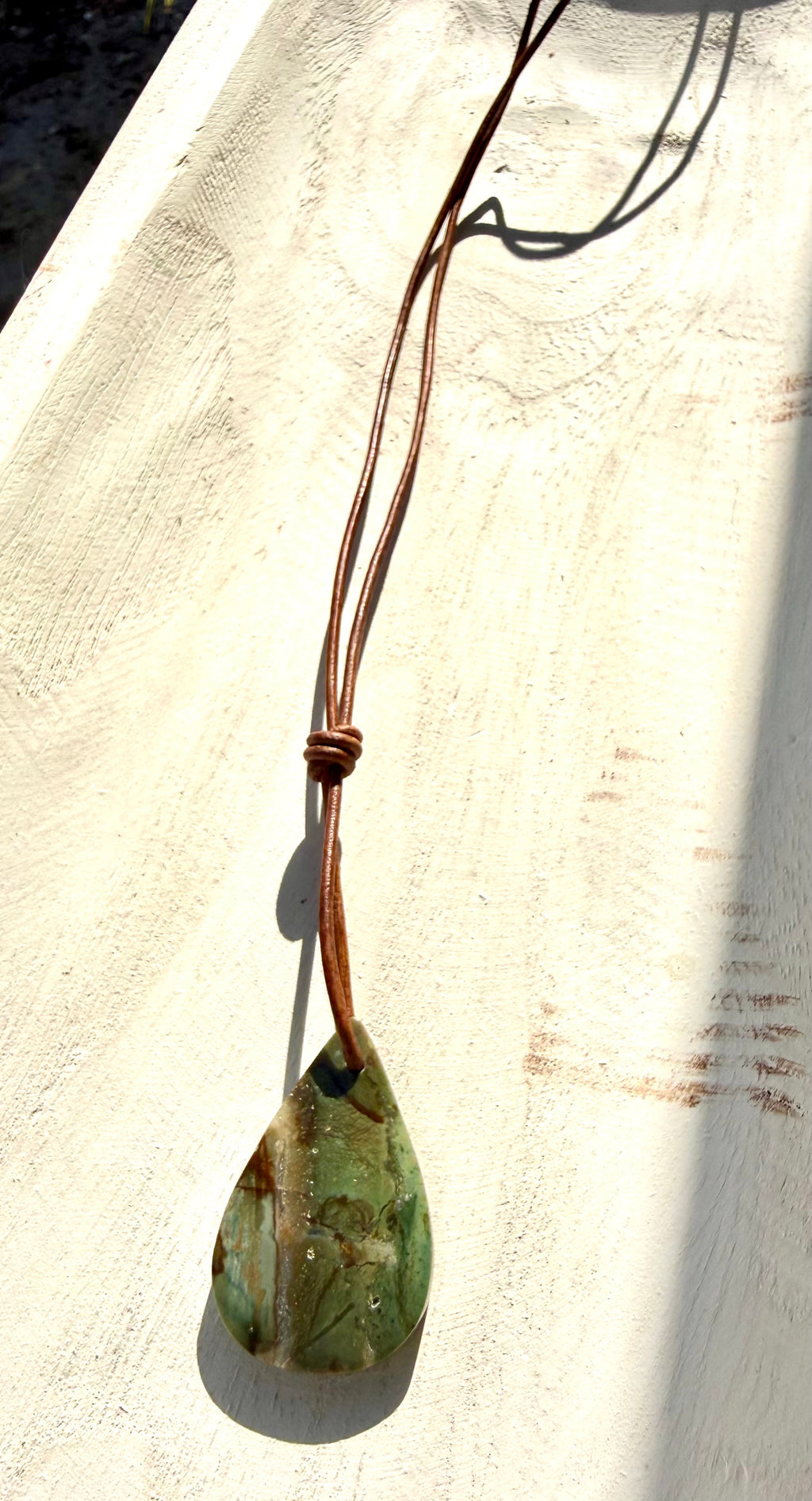 Green Moss Agate Cabochon Stone Tear Drop