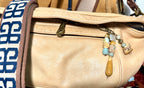 Zipper Pull Charms | 3 Strand Hand-Wired Semiprecious Stone Details