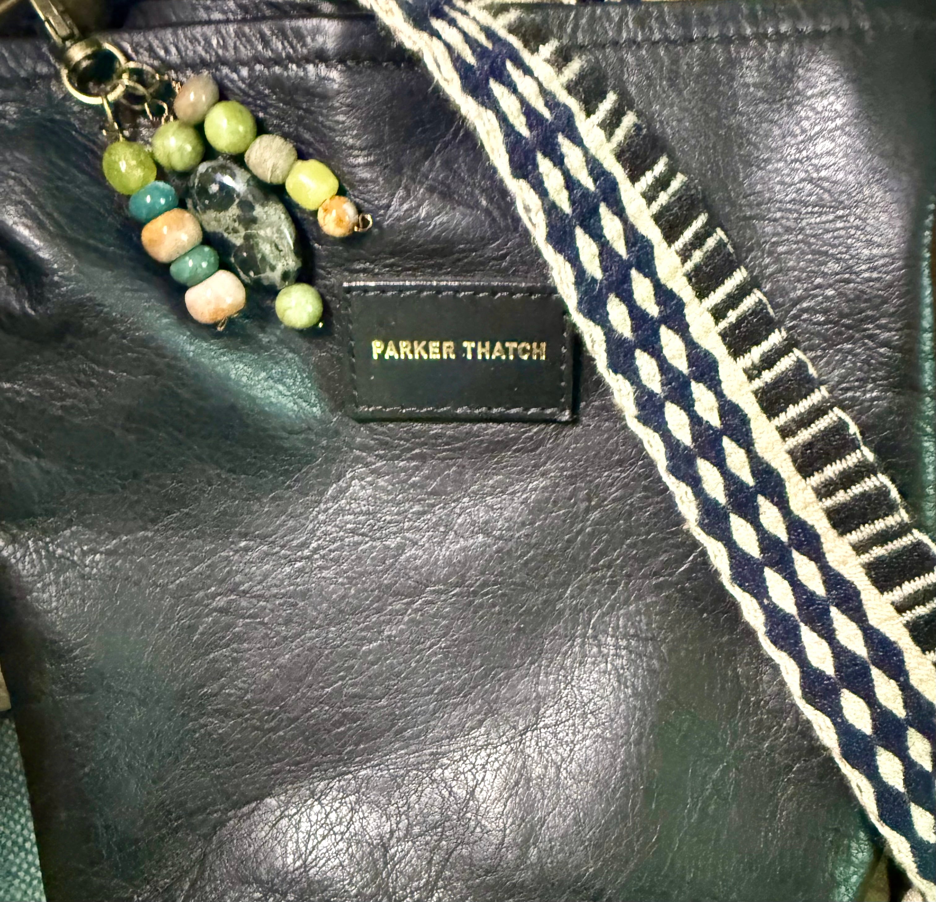 Zipper Pull Charms | 3 Strand Hand-Wired Semiprecious Stone Details