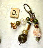 CSD Zipper Pull Charms – Handcrafted Semiprecious Stone Bag Jewelry