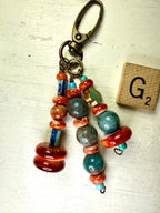 CSD Zipper Pull Charms – Handcrafted Semiprecious Stone Bag Jewelry