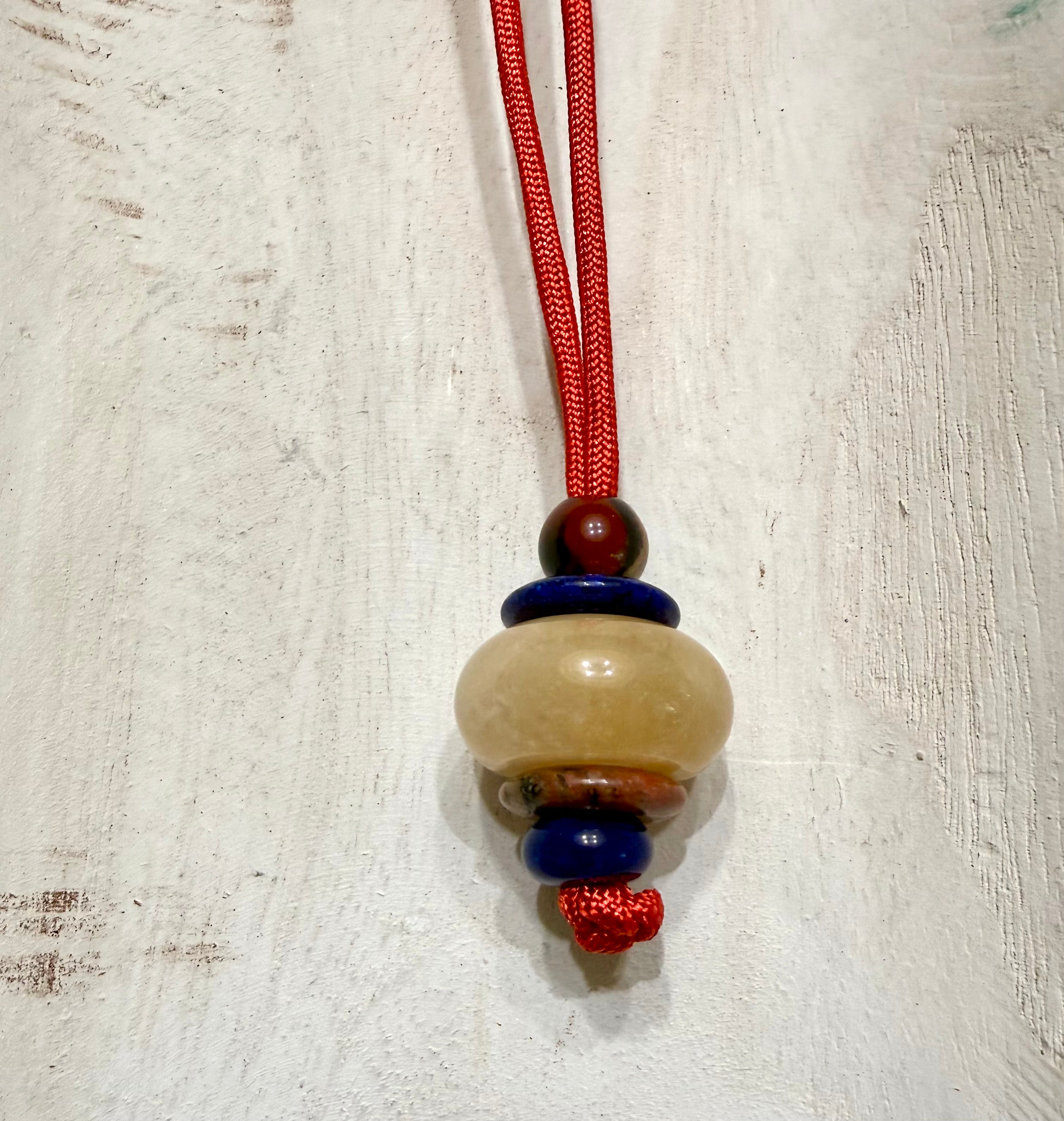 The Droplet Necklace Minimal Stone Necklace
