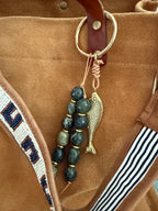 The FISH Bag Charm Keychain - Coastal Inspired Accessory