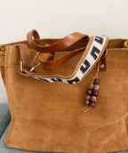 The Merlot - Colorful Stone Double Strand Bag Charm Key Chain Accessory