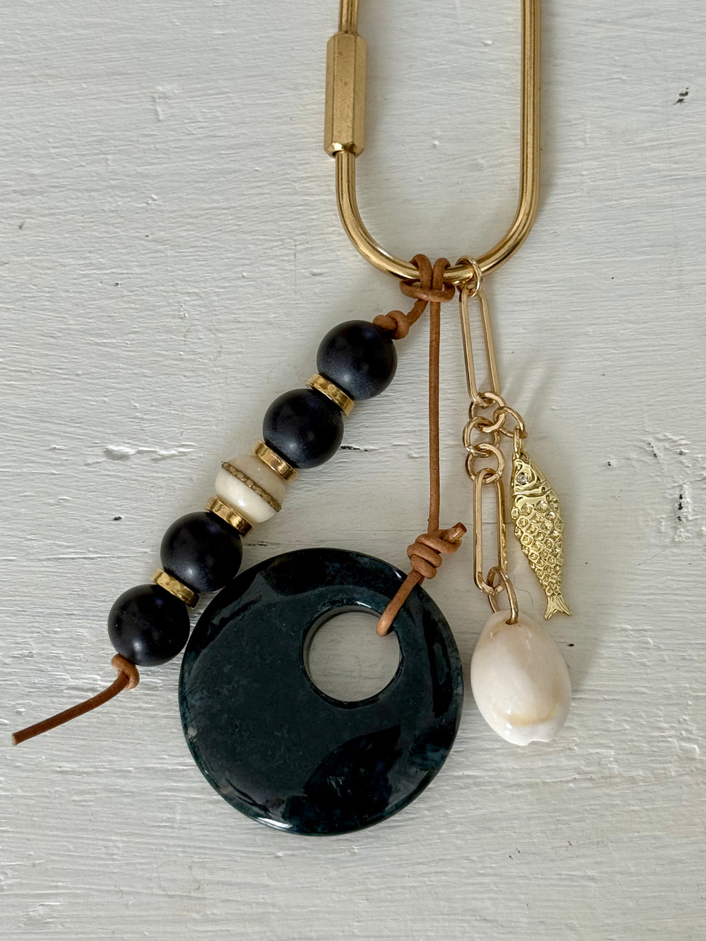 The LITTLE FISH Bag Charm Keychain - Coastal Inspired Accessory