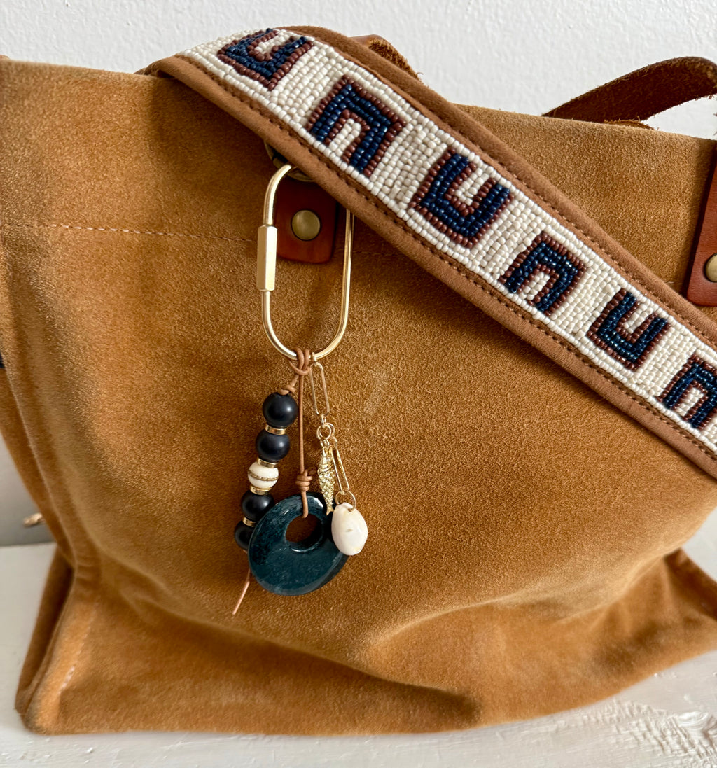 The LITTLE FISH Bag Charm Keychain - Coastal Inspired Accessory