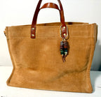 The FOREST Colorful Stone Double Strand Bag Charm Key Chain Boho Accessory