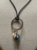 The Mermaid Trinket Necklace -Shells-Pearls-Beach Lovers 30 inches adjustable