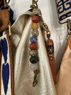 The biggies bag charm semiprecious stone boho chic