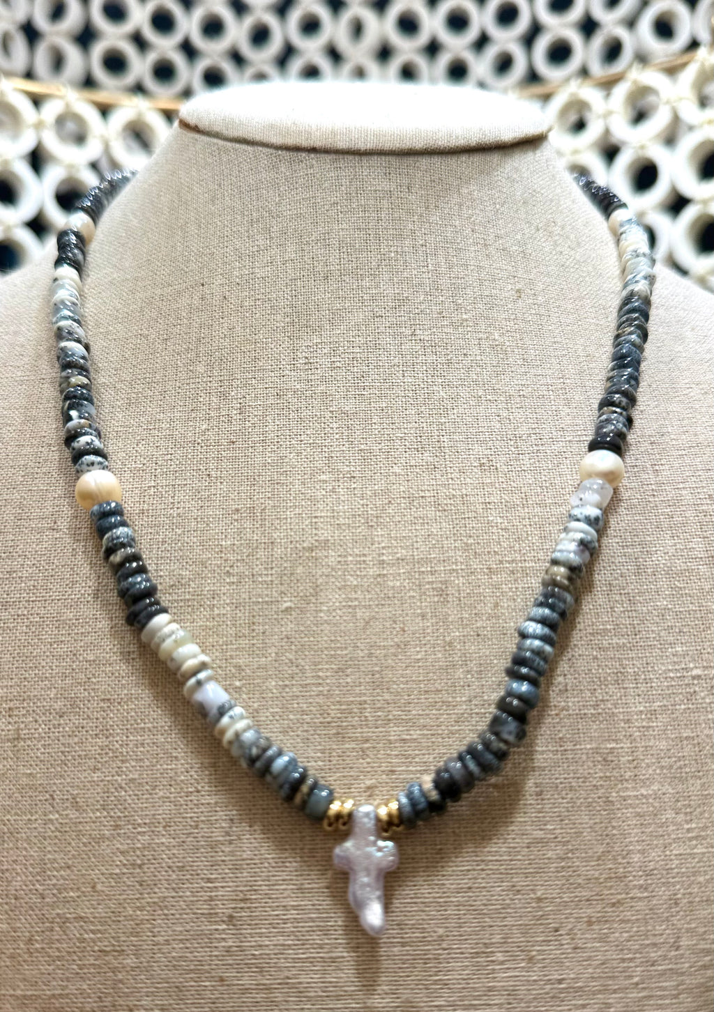 The Sunset Society Beaded Necklace  beach girl boho coastl chic