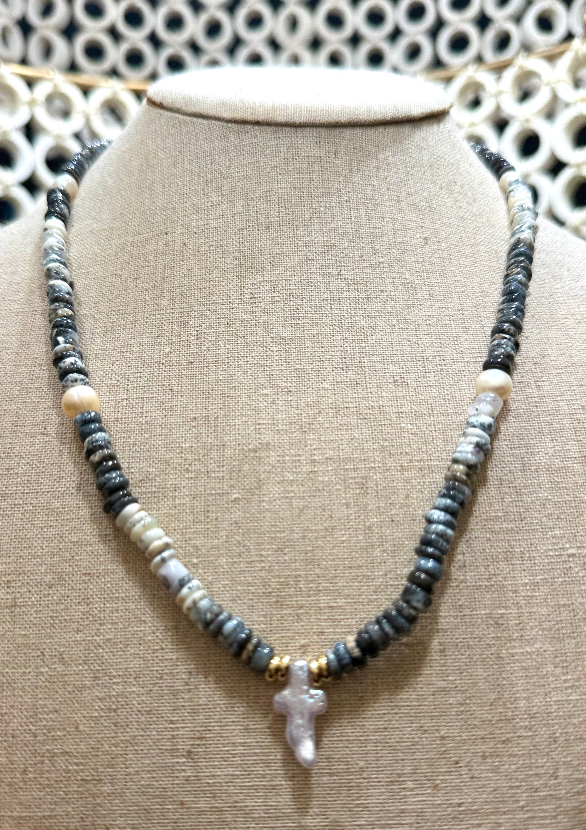 The Sunset Society Beaded Necklace  beach girl boho coastl chic