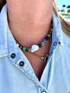 The. Collected Pearl Necklace 18 inches