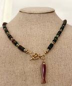 The Sunset Society Beaded Necklace  beach girl boho coastl chic